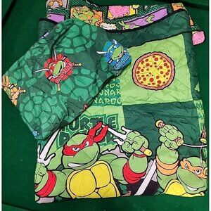 TMNT Teenage Mutant Ninja Turtle Blanket/Comforter 59x42” Toddler Bedding Set